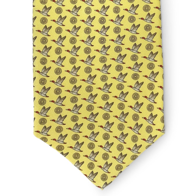 12 Gauge Mallard: Tie – Yellow