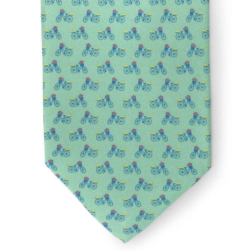 Basket & Bike: Tie – Green