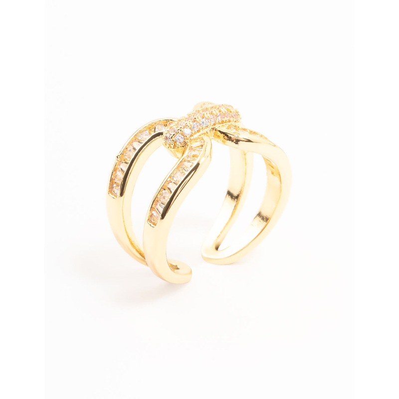 Gold Plated Bag Link Ring|SM|ML