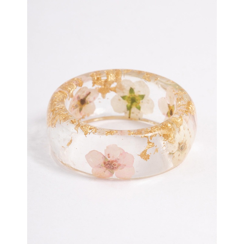 Acrylic Floating Flower Ring|SM|ML