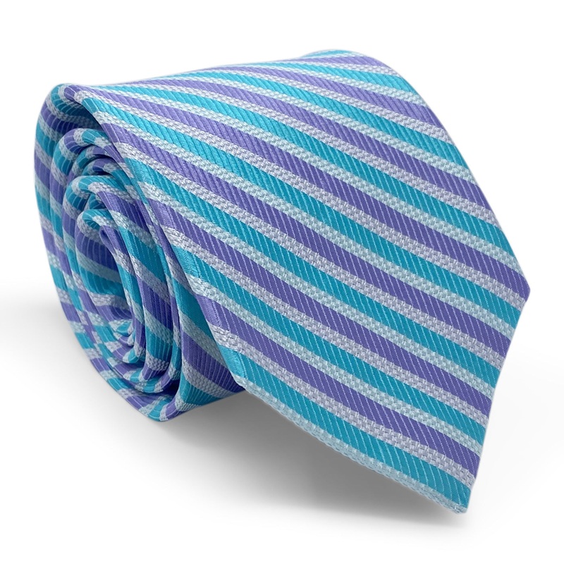 Belize: Tie – Aqua/Purple