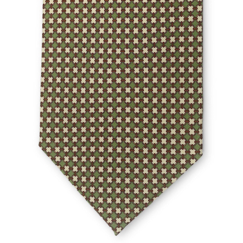 Bevelled: Tie – Green