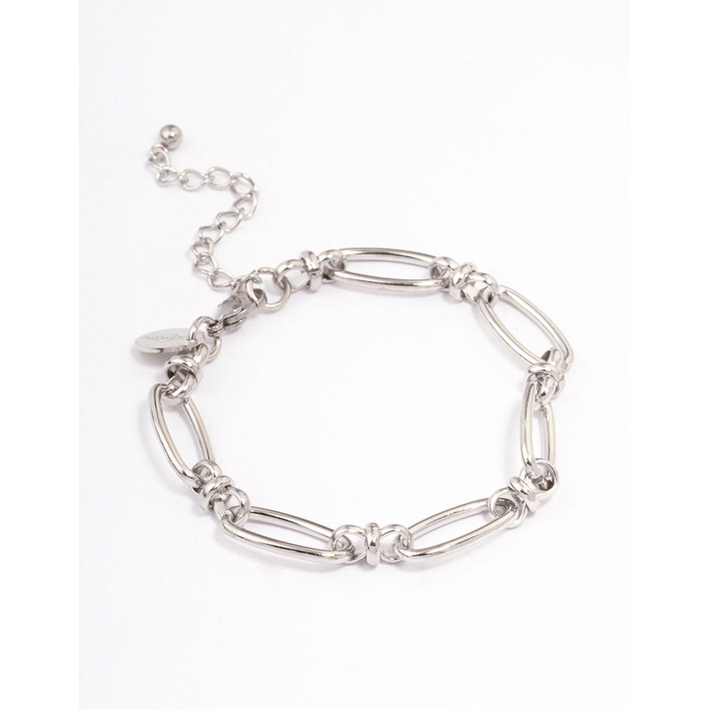 Waterproof Stainless Steel Oval Link Bracelet