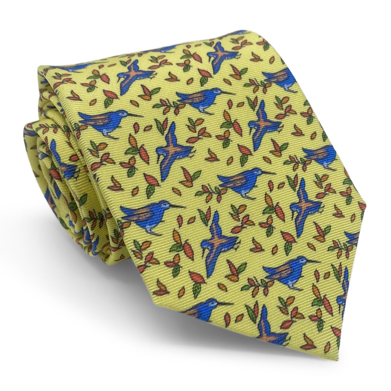 Birds in Flight: Tie – Yellow