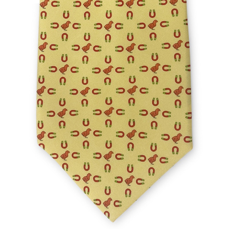 Check It Chick Magnet: Tie – Yellow