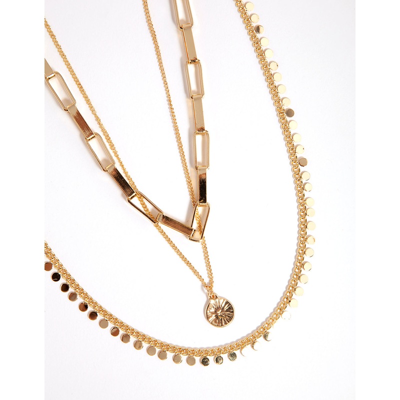 Gold Jingle Layered Necklace