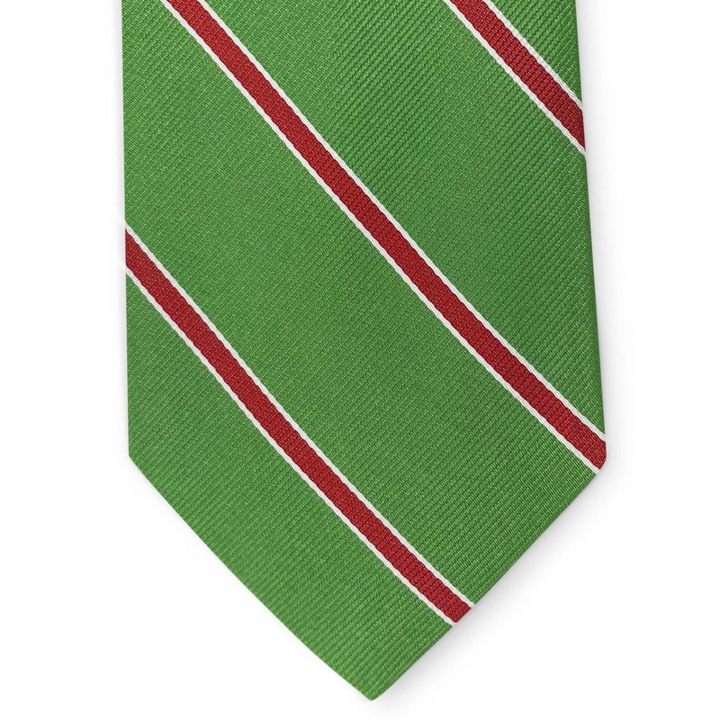 Christmas Stripes: Tie – Green