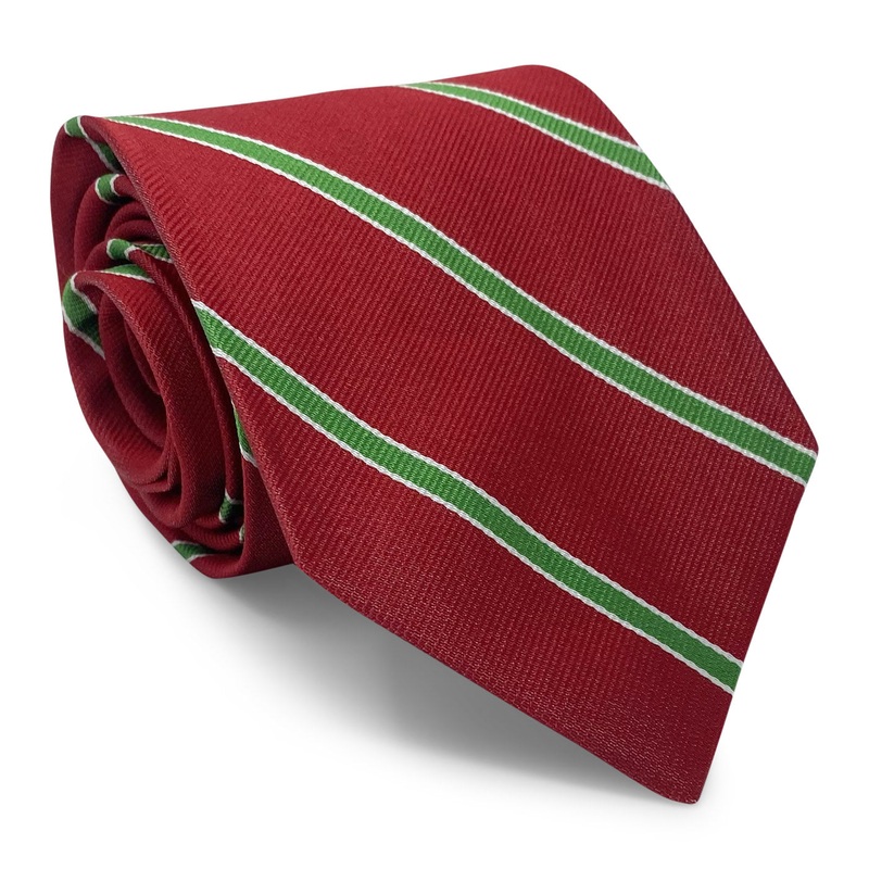 Christmas Stripes: Tie – Red