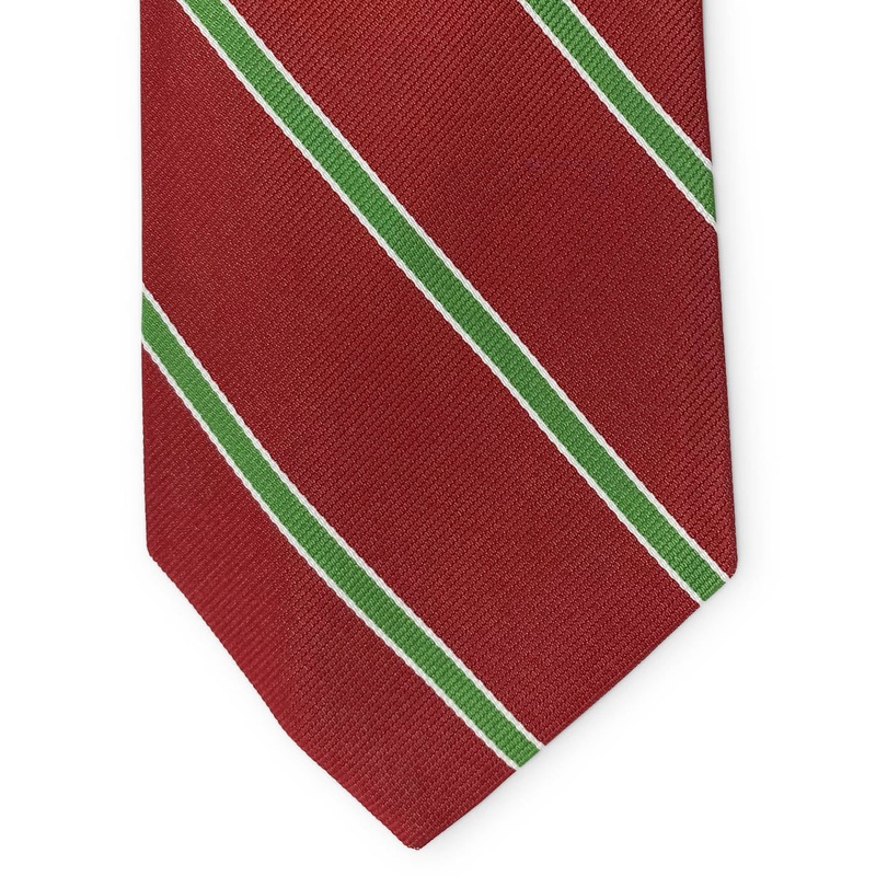Christmas Stripes: Tie – Red