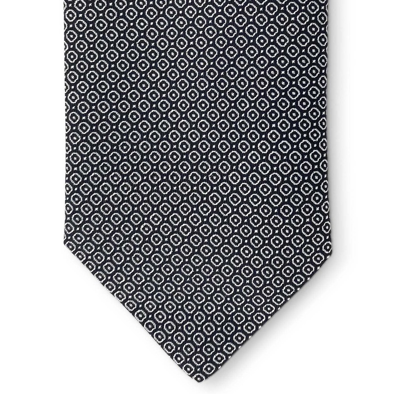 Circle Dot: Tie – Black/White