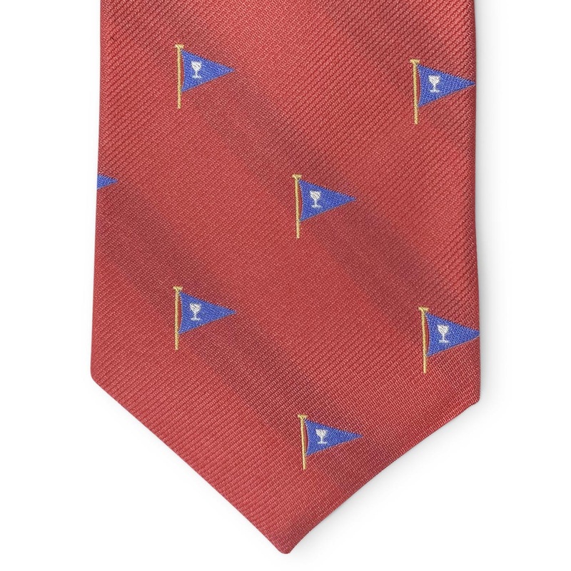 Cocktail Burgee: Tie – Coral