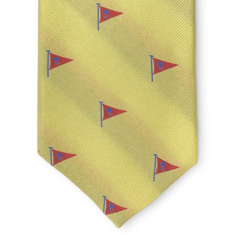Cocktail Burgee: Tie – Yellow