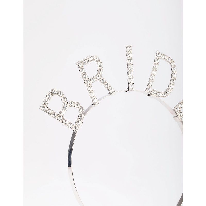 Silver Diamante Bride Headband