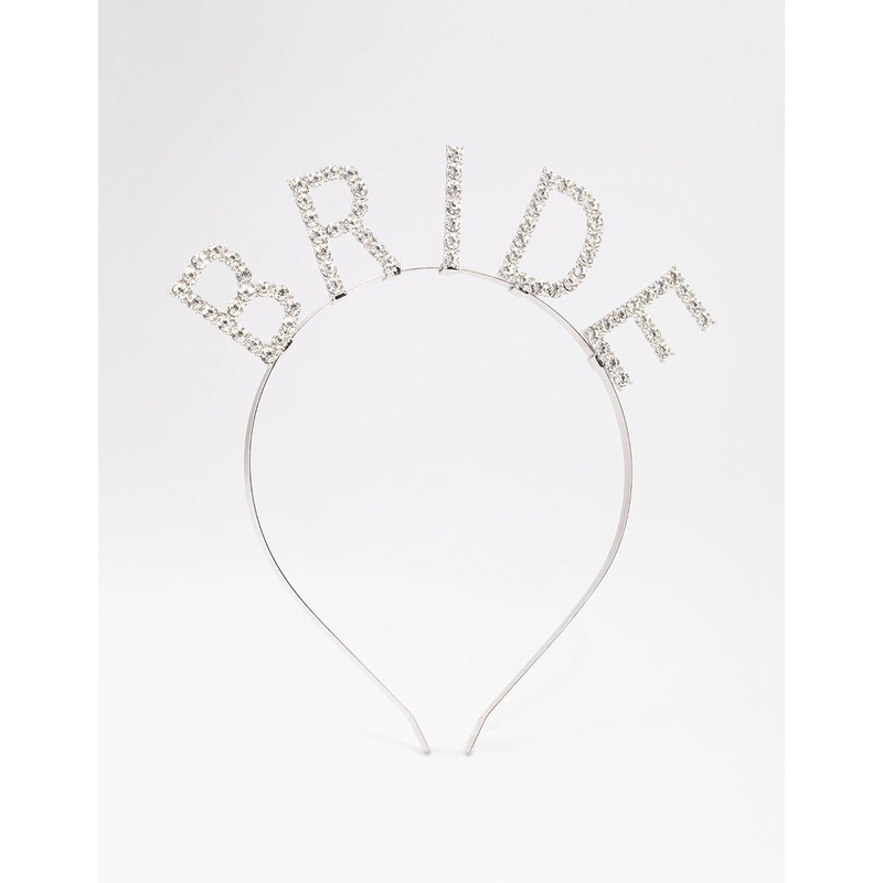 Silver Diamante Bride Headband