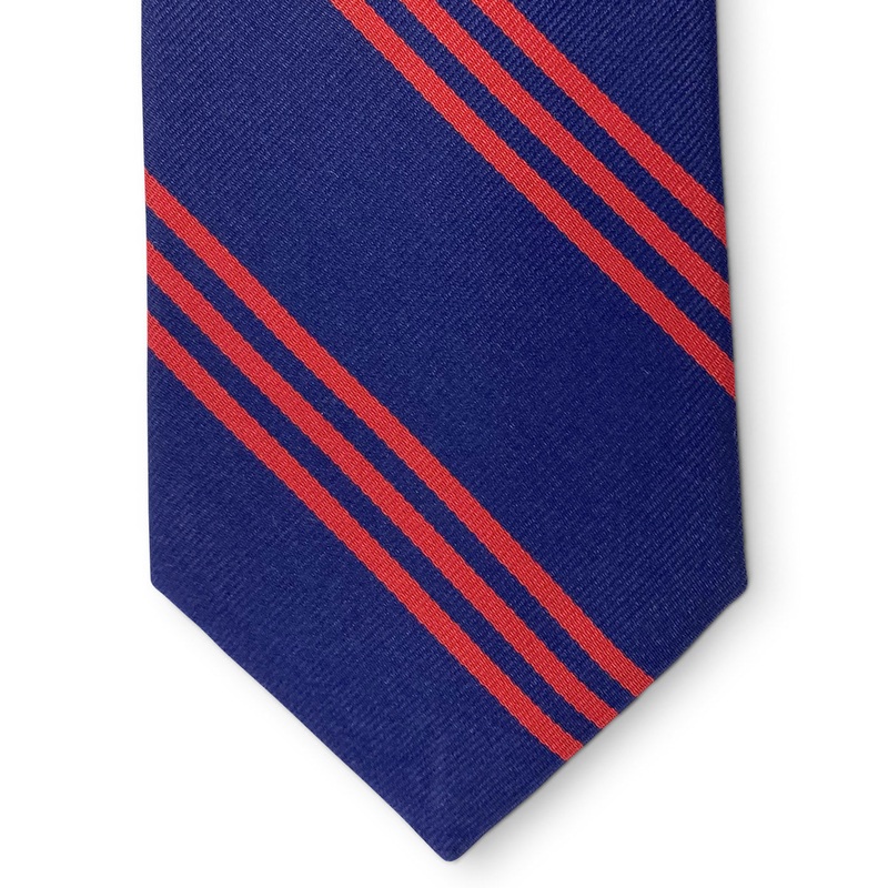 College Collection Stripes: Tie – Navy/Red