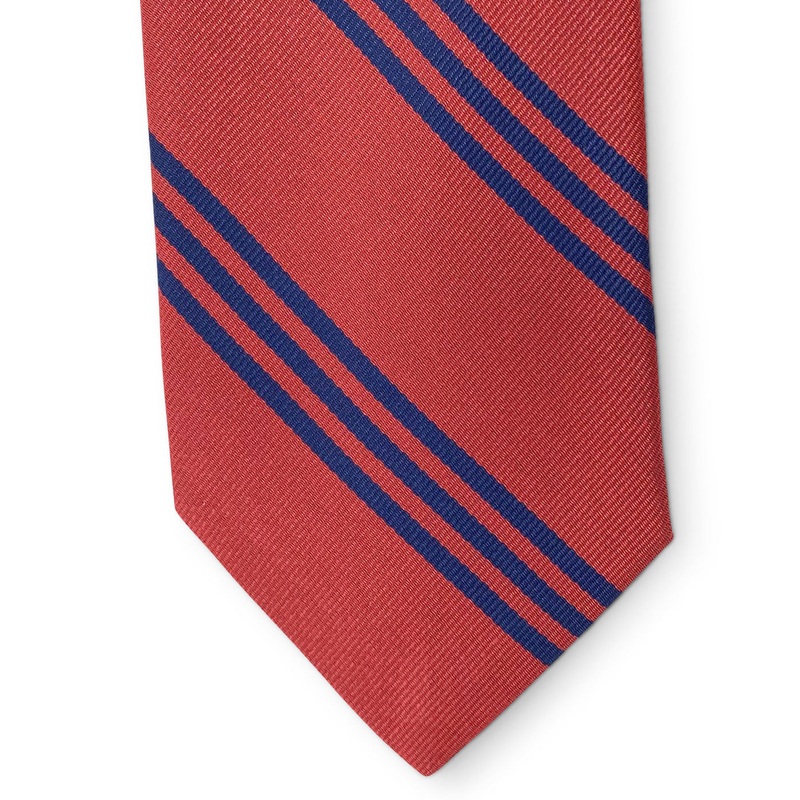 College Collection Stripes: Tie – Red/Navy