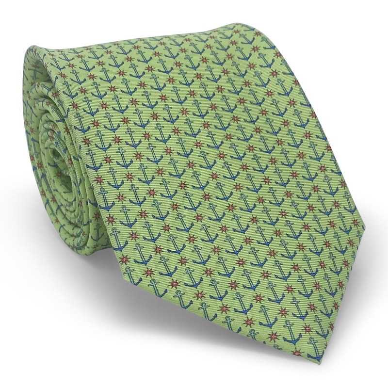 Compass Rose: Tie – Green