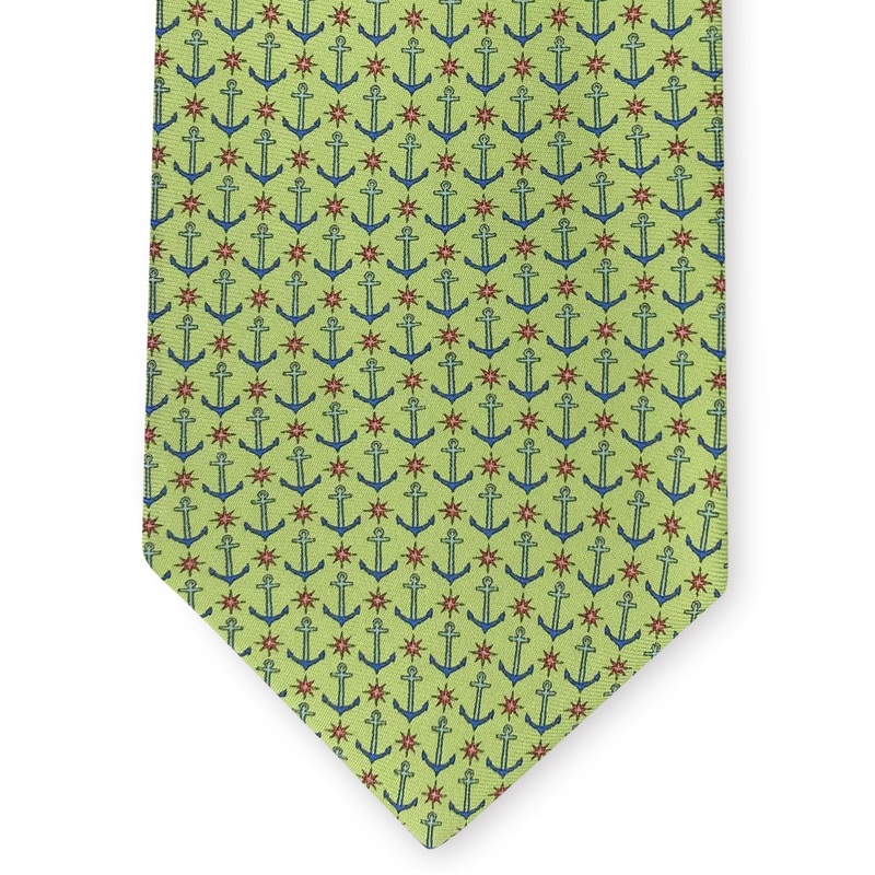 Compass Rose: Tie – Green