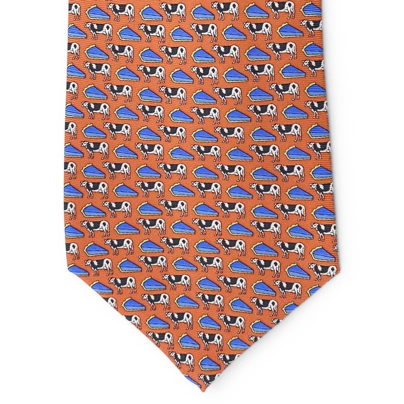 Cow Pie: Tie – Orange