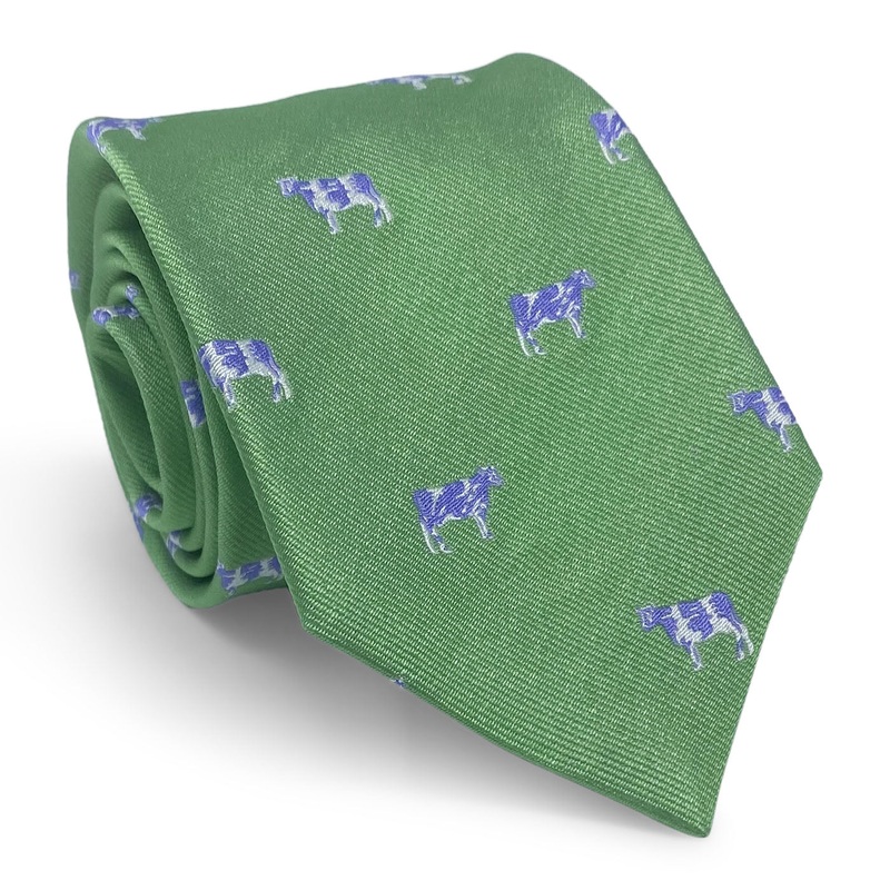 Cows: Tie – Green/Blue