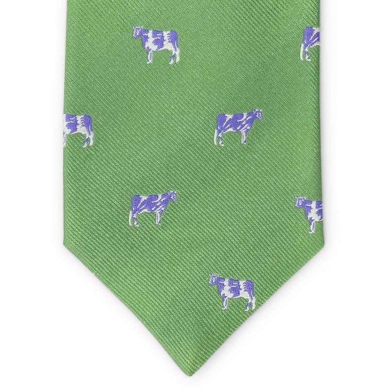 Cows: Tie – Green/Blue