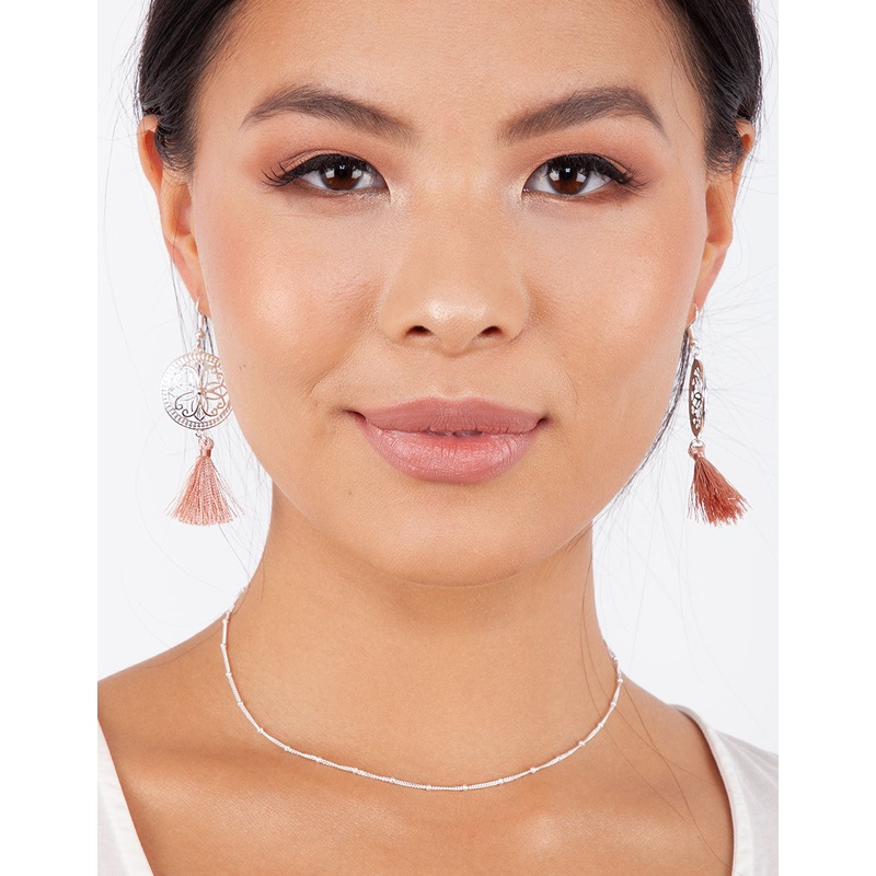 Sterling Silver Fine Ball Chain Choker