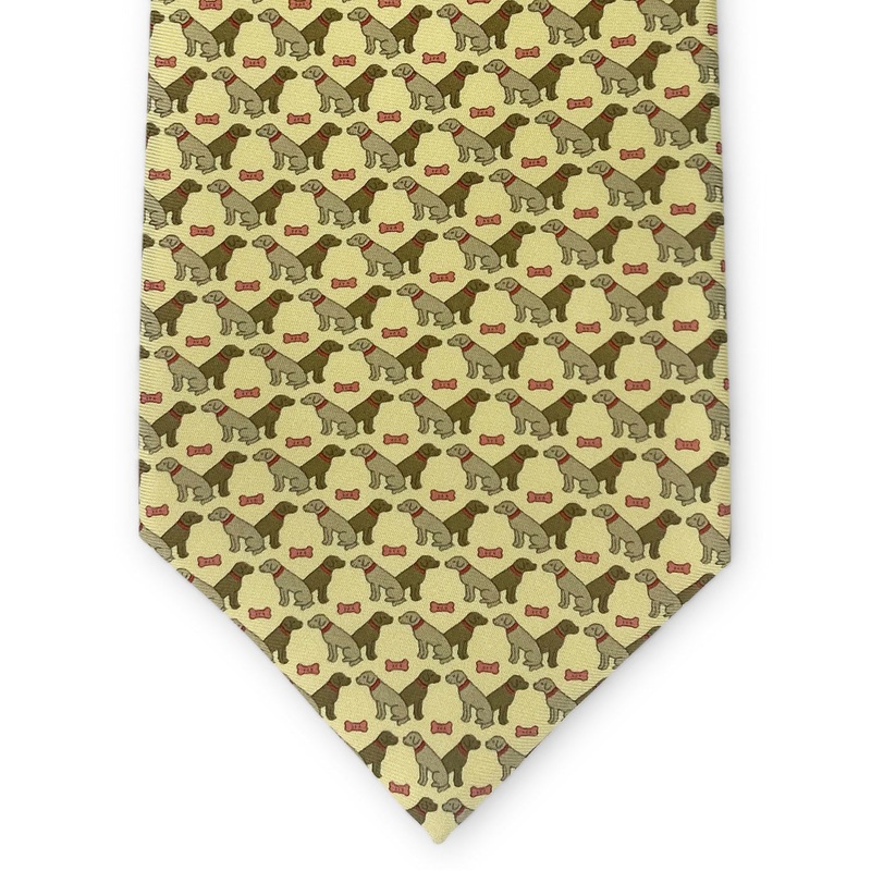 Dog Duo Duo: Tie – Yellow