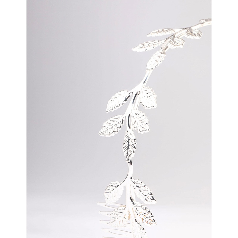 Silver Detailed Vine Headband