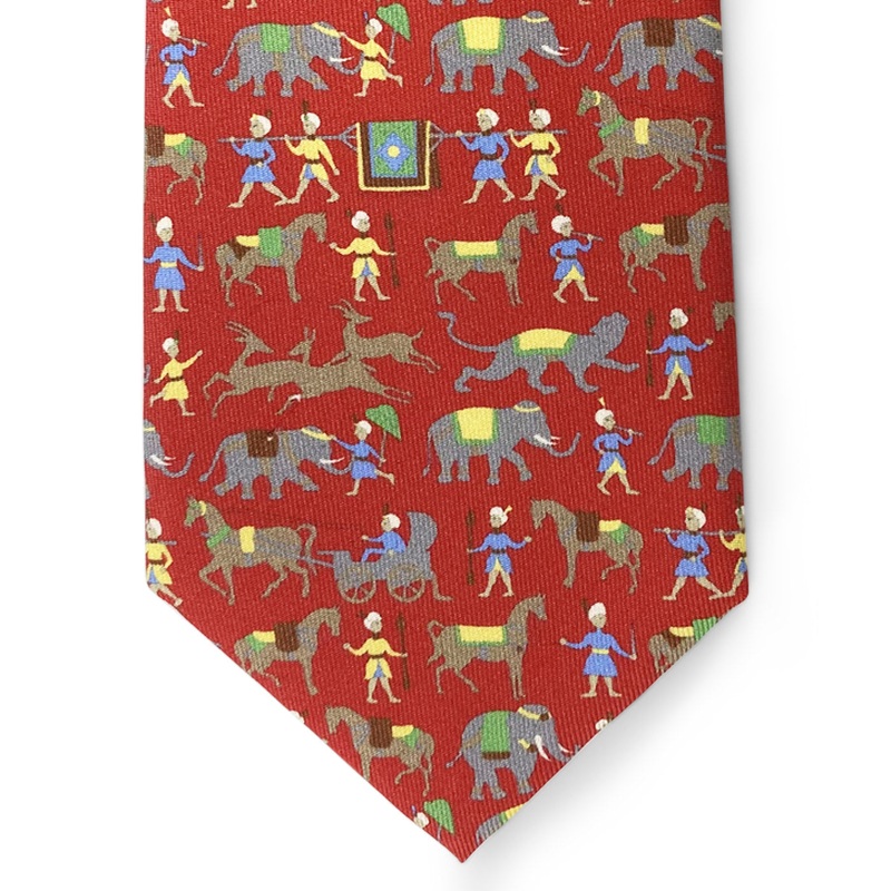 Elephants: Tie – Red