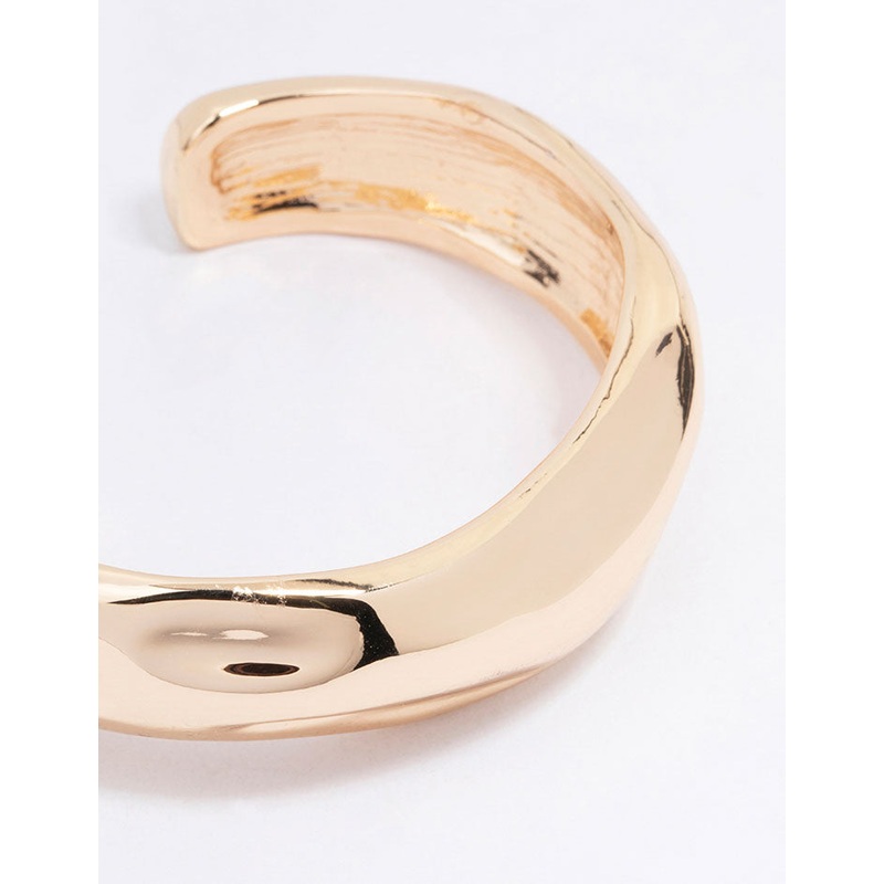 Gold Molten Wrist Cuff