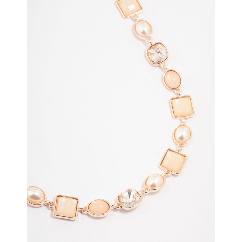 Gold Round Bezel Cubic Zirconia Pendant Necklace