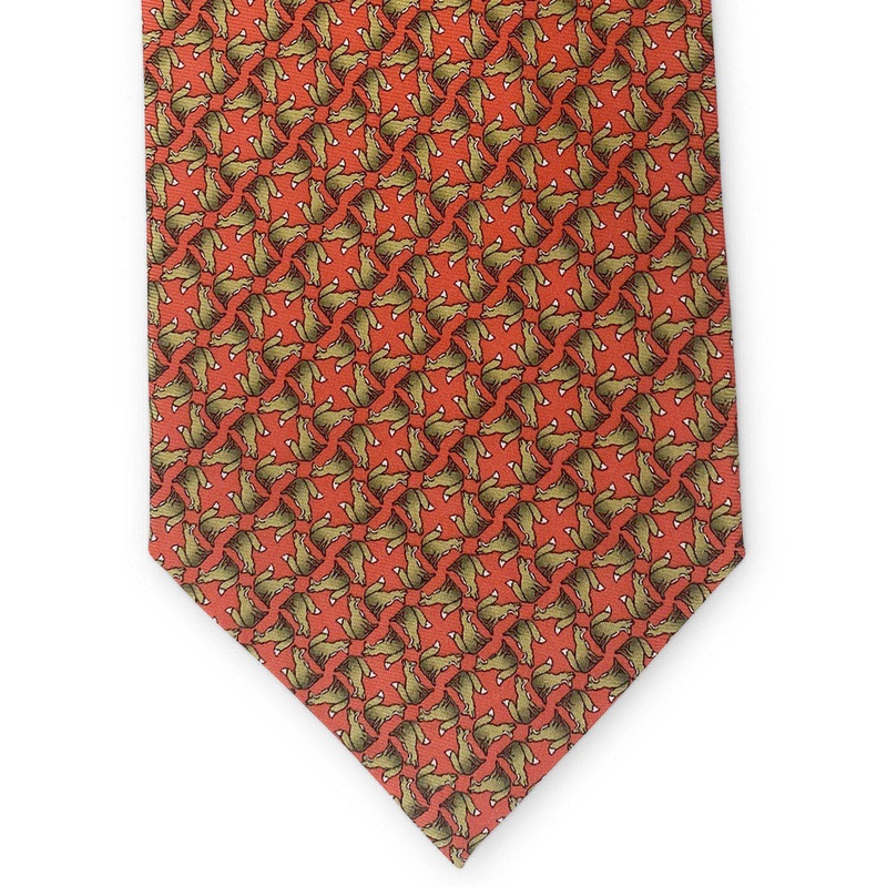 Four Foxes: Tie – Red