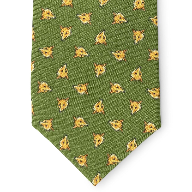 Fox Mask: Tie – Green