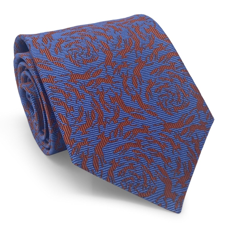 Foxes: Tie – Blue
