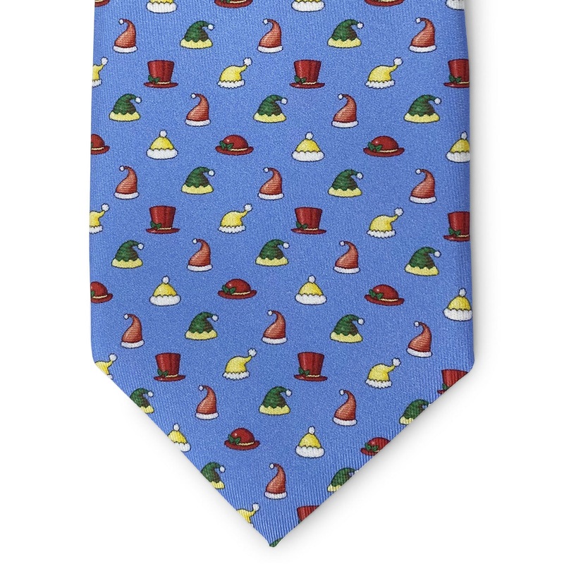 Holiday Hats: Tie – Blue