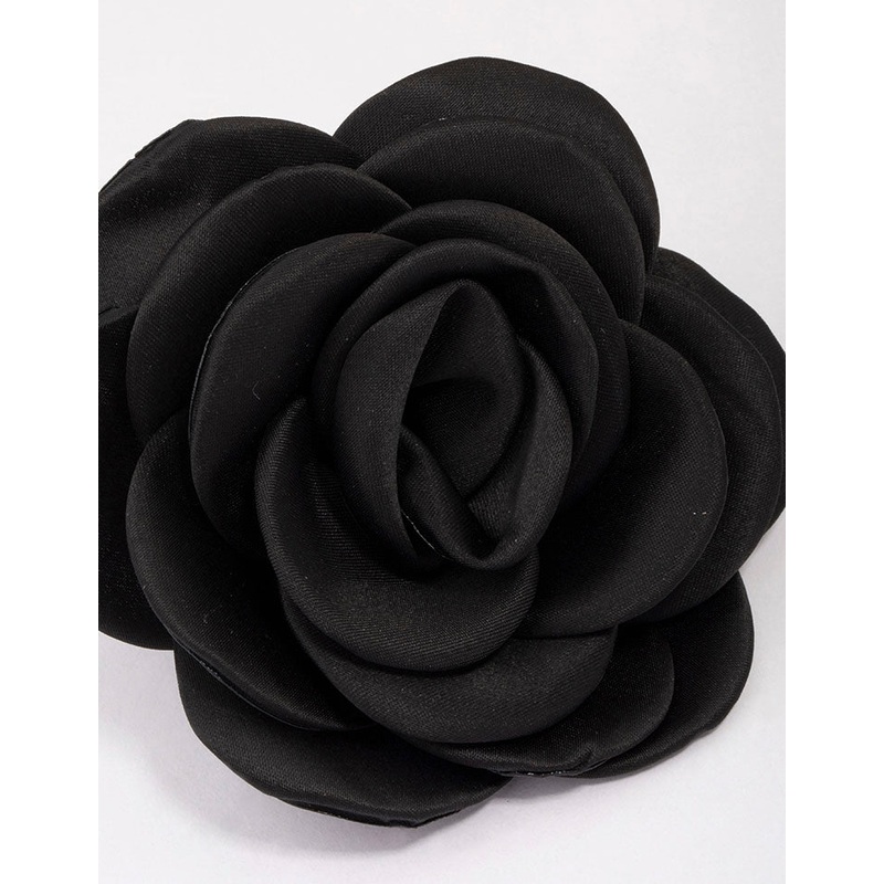 Black Rosette Hair Tie