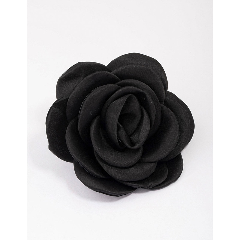 Black Rosette Hair Tie