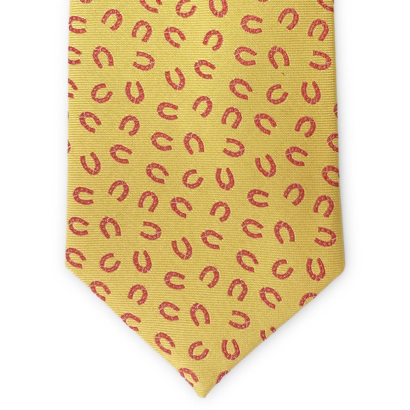 Hoofin’ It: Tie – Yellow/Pink