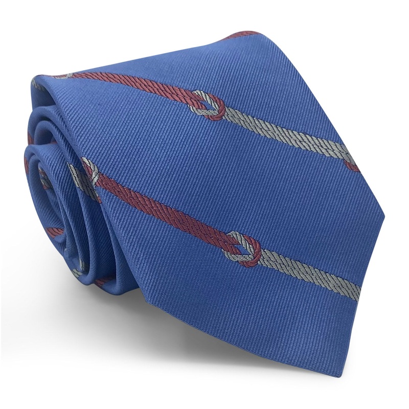 Knotted Stripe: Tie – Blue