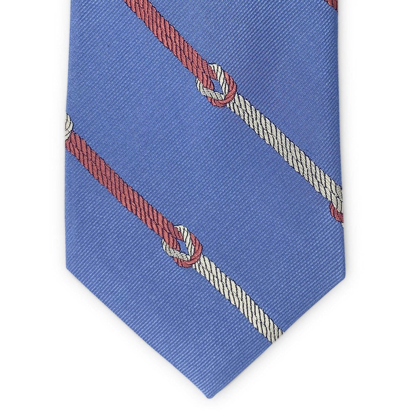 Knotted Stripe: Tie – Blue