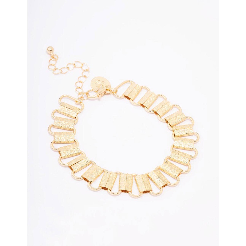 Gold Plated Link Chain Bracelet