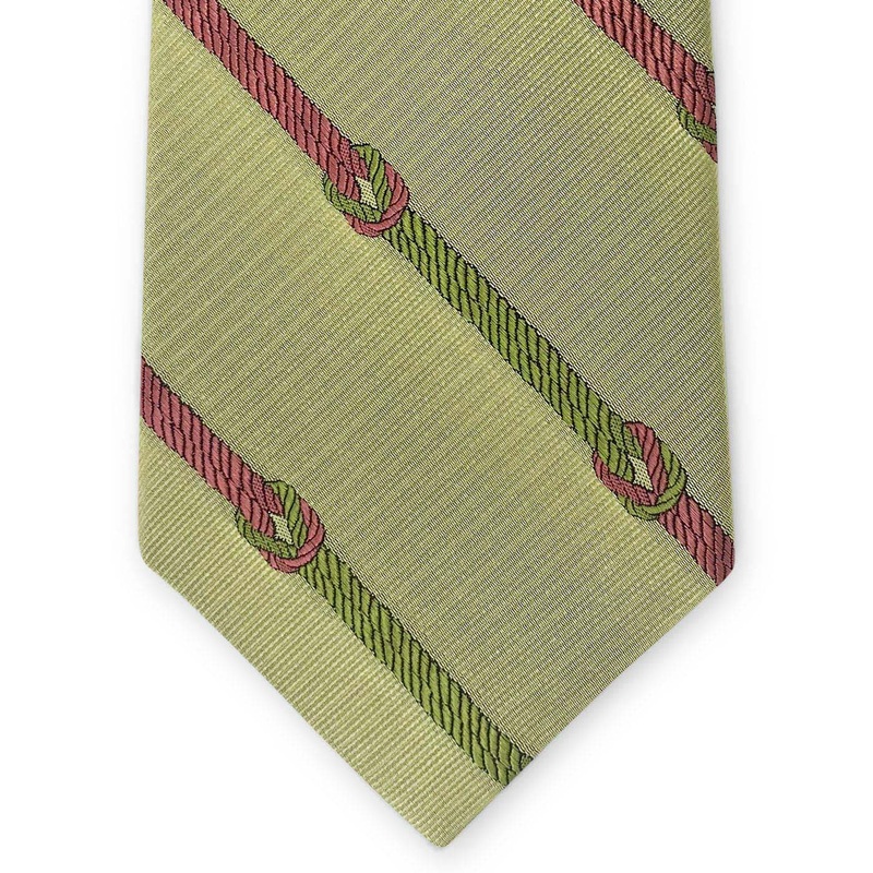 Knotted Stripe: Tie – Yellow