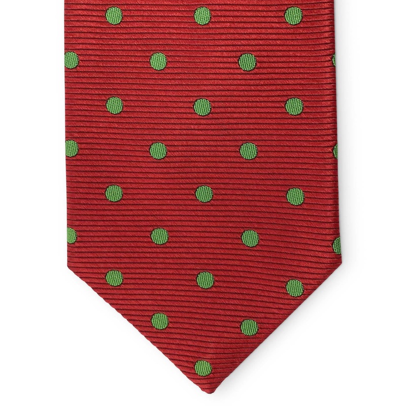 Large Dot: Tie – Red/Green