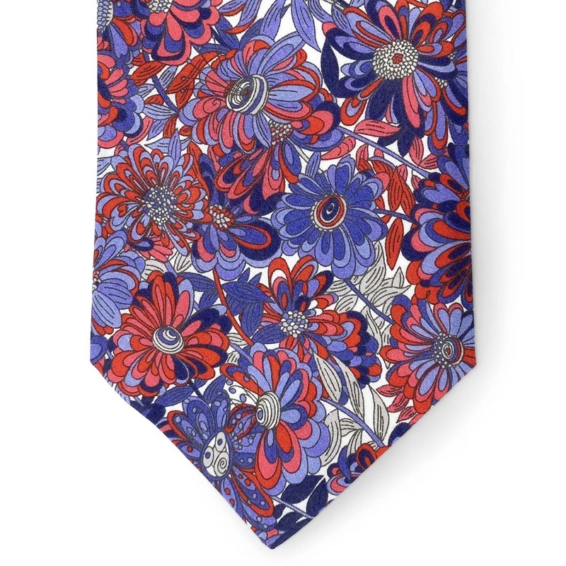 Liberty Frogmore: Tie – Purple/Red