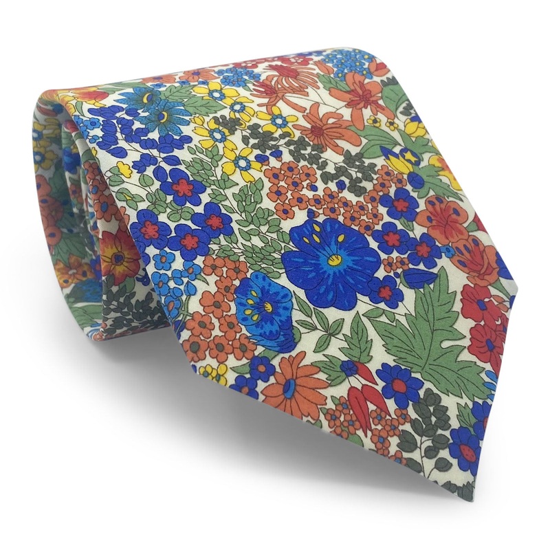 Liberty Lamellen: Tie – Blue/Green/Coral