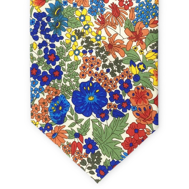 Liberty Lamellen: Tie – Blue/Green/Coral