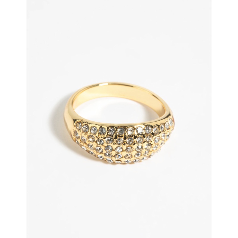 Gold Diamante Ring|SM|ML