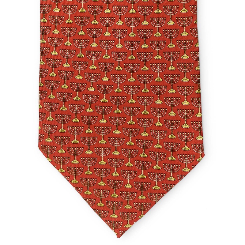Menorah: Tie – Red