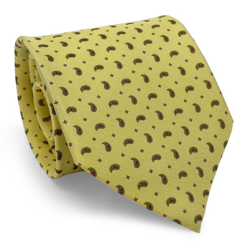 Neat Pines: Tie – Yellow