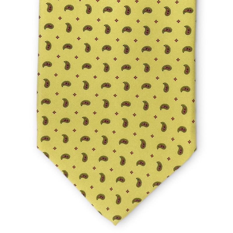 Neat Pines: Tie – Yellow